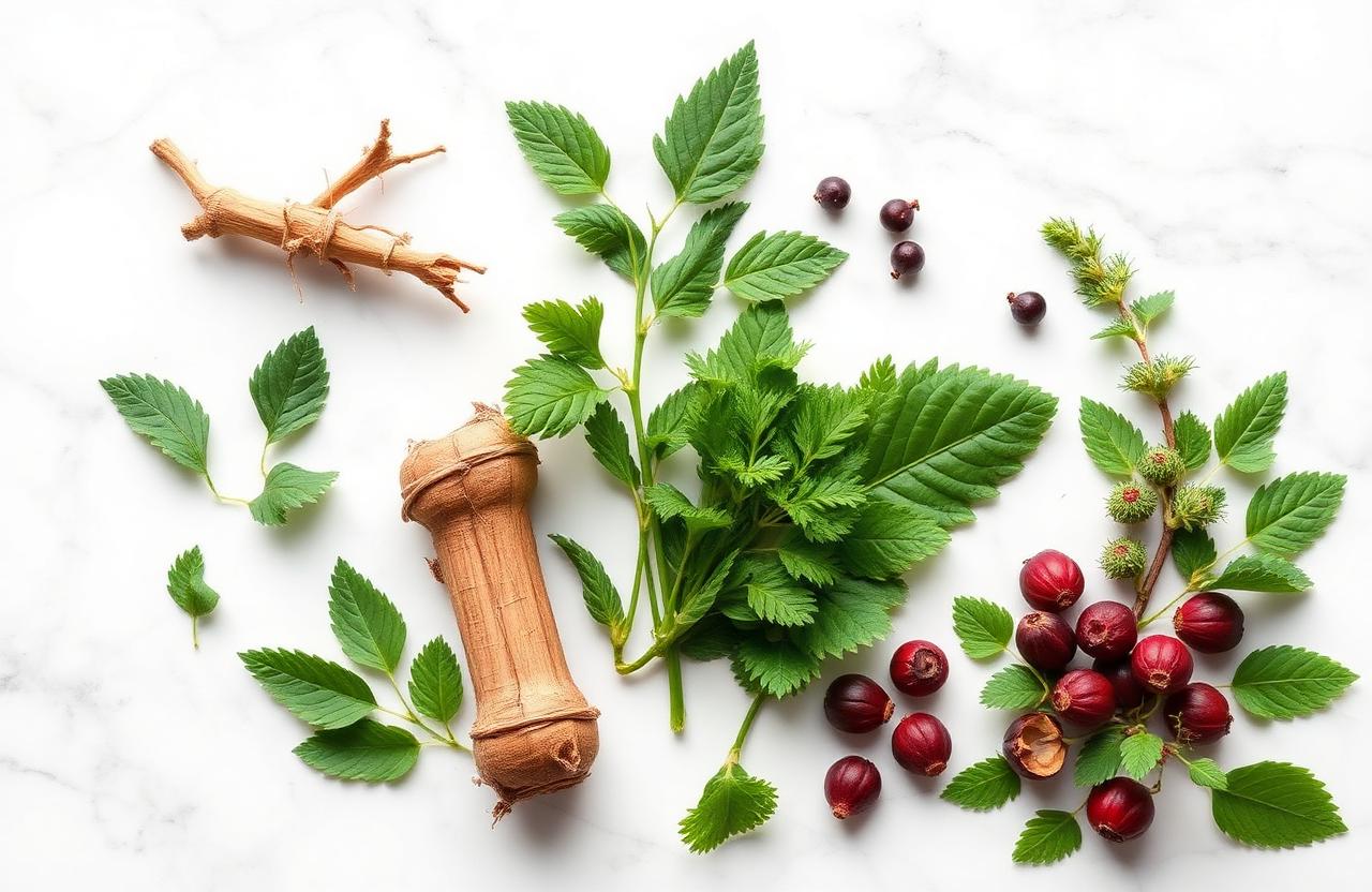 Tongkat Ali, Nettle, Sarsaparilla and Saw Palmetto natural ingredients