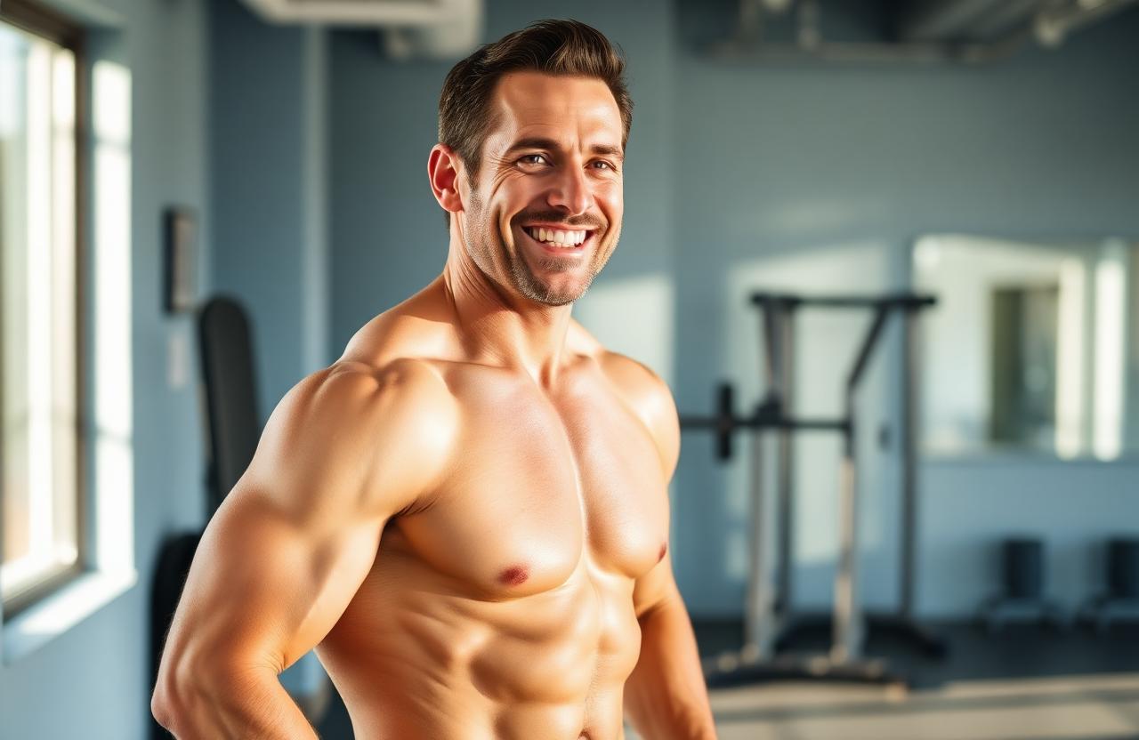 Confident fit man showing renewed vitality from Primo TRT